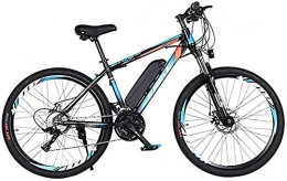 PARTAS Electric Mountain Bike PARTAS Travel Convenience A Healthy Trip Adult Electric Bike, Foldable 26-Inch 36V Mountain Bike with 10AH Lithium Battery Damping 27 Speed City Bicycle, For Outdoor Casual Trave (Color : Blue)