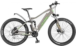 PARTAS Electric Mountain Bike PARTAS Travel Convenience A Healthy Trip Electric Bicycle For Adult 27.5'' 36V 10Ah / 14Ah Removable Lithium Battery 7 Speed Electric Mountain Bike, For Sports Outdoor (Color : Gray)