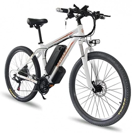 QBAMTX Electric Mountain Bike QBAMTX Electric Mountain Bike Ebikes Electric Bicycle 26” All Terrain with 1000W 16AH 48V Removable Lithium-ion Battery for Adults Commuting E-Bike Beach Dirt Bike 21-speed