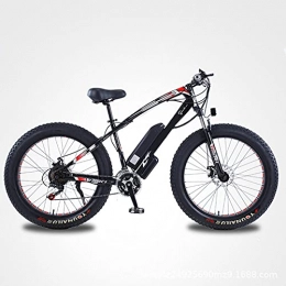 QININQ Electric Mountain Bike QININQ Electric Bike for Adult 26 inch Fat Tire Ebikes 36V8A Lithium Battery Ebike 350W Mountain Snow Beach Electric Bicycle Dual Shock Absorbers 7 Speed