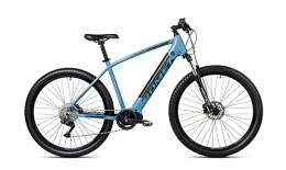 ROMET Electric Mountain Bike ROMET E-bike electric MTB e-Rambler E9.0 Blue, 250W Bafang mid motor, 80Nm torque, 480Wh battery, fork SR Suntour XCT30 DS HLO 100mm, SHIMANO Deore 10 gears, hydraulic brakes, frame 18'', wheels 29