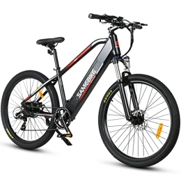 Samebike Electric Mountain Bike SAMEBIKE Electric Bike for Adults 27.5 inch with 48V 10.4AH Removable Lithium Battery Professional 7 Speed Gears and LCD Smart Meter, Electric Bike for Adults Mountain Commuter Bike