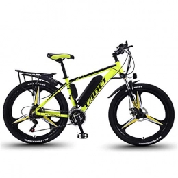 Seesaw Electric Mountain Bike Seesaw Adult Electric Bicycle, 8Ah / 10Ah / 13Ah Removable Large-Capacity Lithium Battery Smart Electric Mountain Bike Aluminum Alloy Electric Commuter Bike, Yellow, 13Ah 30 speed
