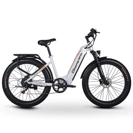 Shengmilo Electric Mountain Bike Shengmilo MX06 E Bike Electric Bike 26 Inch E-Mountain Bike Bafang motor 720WH Battery 7-Speed shifting electric cycling with Fat Tire, hydraulic disc brakes, aluminum carrier & frame
