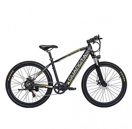 SHJR Electric Mountain Bike SHJR 27.5Inch Adult Electric Mountain Bike, 48V Lithium Battery All-Terrain Offroad Aluminum Alloy E-Bikes, With LCD Display Double Disc Brake Electric Bicycle, B, 15AH