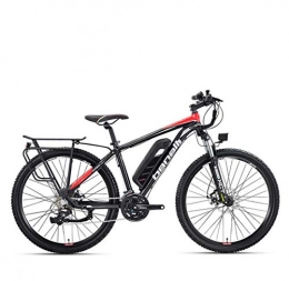 SHJR Electric Mountain Bike SHJR Adult Mens Electric Mountain Bike, With Multifunction LCD Display Bicycle, Aluminum Alloy Offroad E-Bikes, 48V Lithium Battery, 27.5 Inch Wheels, A