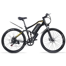 SONGZO Electric Mountain Bike SONGZO Electric Bike 27.5 inch adult Electric Mountain Bike with 48V 15AH Lithium ion Battery and Dual shock Absorbers