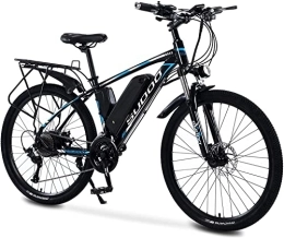 SOODOO Electric Mountain Bike SOODOO Electric Bike 26'' for Adults, Electric Mountain Bicycle with Rechargeable and Removable 36V 13AH Lithium-Ion Battery, Mountain Ebikes with 27 Speed Transmission Gears, MTB for Men Women