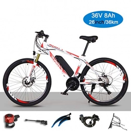 Super-ZS Electric Mountain Bike Super-ZS Electric Mountain Bike, 26-inch / 250W / 36V8Ah Lithium Battery 21-speed Adult Outdoor Travel Electric Booster Off-road Bicycle