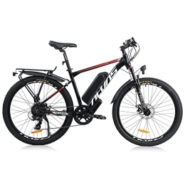 TAOCI Electric Mountain Bike TAOCI 26'' Electric Bikes for Adults Men Women, 250W E Bikes for Men, Electric Mountain Bike with 36V 12.5Ah Removable Battery and BAFANG Motor (Red)