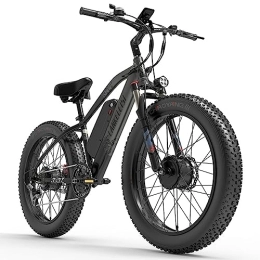 Vikzche Q Electric Mountain Bike Vikzche Q MG740 PLUS Front And Rear Dual Motor Off-Road Electric Bicycle(New In 2023) (GREY)
