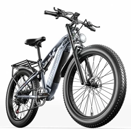 VLFINA Bike VLFINA Full suspension Electric Bicycles ，26inch Fat Tire Electric Bike for adult, Mountain Bike, 48V*15Ah removable Lithium Battery, Dual hydraulic disc brakes