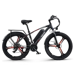 VOZCVOX Electric Mountain Bike VOZCVOX Electric Bikes For Adults 26" Electric Bicycle 250W E-bike 48V12.8AH Lithium Battery 21 Speed Gears Dual Disc Brake