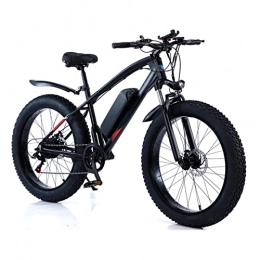 WMLD Electric Mountain Bike WMLD Men Mountain Electric Bike for Adults 26 * 4.0 Inch Fat Tire Electric Bicycle 48W 12.5Ah Electric Mountain Electric Bike (Color : 750W, Number of speeds : 21)