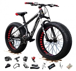 ASEDF Mountain-Bicycles Sport,Mens All-Terrain Fat Tire Mountain Bike, 27/30 Speed Drivetrain, 26-inch Wheels, 11CM Wide Tires 26"-30 Speed