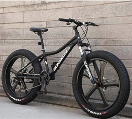  Bike Mountain Bikes, 26Inch Fat Tire Hardtail Snowmobile, Dual Frame And Fork All Terrain Men's Mountain Bicycle Adult
