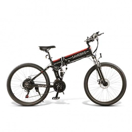Generic Bike Samebike L026 Spoke rim Electric Bike 48V 10AH 500W 26"Aluminum alloy suspension mountain frame(Matte black)