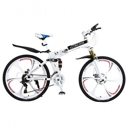 21 Speed Men's Mountain Bikes 26 Inch Aluminium Womens Bicycle Disc Brakes Folding Bike