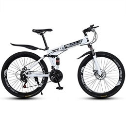 LiRuiPengBJ Bike Children's bicycle Youth / Adult Folding Mountain Bike, Full Suspension 27 Speed ​​Gears Disc Brakes Mountain Bicycle with Dual Disc Brake for Men and Women ( Color : Style1 , Size : 26inch21 speed )