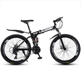 LiRuiPengBJ Bike Children's bicycle Youth / Adult Folding Mountain Bike, Full Suspension 27 Speed ​​Gears Disc Brakes Mountain Bicycle with Dual Disc Brake for Men and Women ( Color : Style4 , Size : 26inch21 speed )
