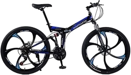 SHUI Bike Folding Bike, Road Bike, Mountain Bike, Bicycles 26 24 Speed Dual Disc Brake Spoke Wheels Bike 8