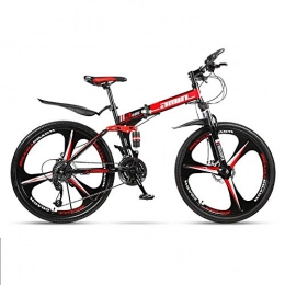 LIU Bike Liu Hardtail Mountain Bikes Foldable Bicycle For Adult, High-Carbon Steel All Terrain Alpine Bike 24 / 26 Inches / With 3 Cutter Wheel