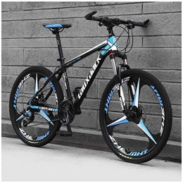  Bike Outdoor sports Mountain Bike 26 Inches, 3 Spoke Wheels with Dual Disc Brakes, Front Suspension Folding Bike 27 SpeedBicycle, Black