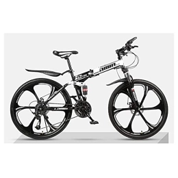  Bike Outdoor sports Mountain Folding Bike, 26 Inches, Mountain Bike, 24 Speed Gears, Dual Suspension, Children's Bicycle, Boys And Girls Bicycle