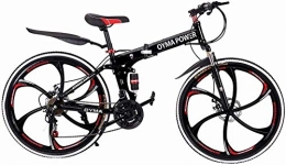 SYCY Bike Outroad Mountain Bike 21 Speed 26 Inches Folding Bike Double Disc Brake Bicycles Mountain Bike for Boys