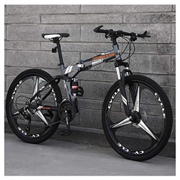 BaiHogi Bike Professional Racing Bike, 24 * 26Inch Lightweight Foldable Bikes, Folding Outroad Bicycles, Mini Folding Bike, 21 * 24 * 27Speed Folding Bike Adult MTB Bikes, Foldable Mountain Bicycle