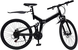 ZLYJ Bike ZLYJ 26 Inch Folding Bike, Carrying Capacity for Mountain Trails and Any Comfortable Commuting Suitable for Most People A, 26inch
