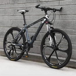 Generic Bike Bicycle, Mountain Bike For Adults 26 Inch City Road Bicycle, Mens MTB Sports Leisure (Color : Black ash, Size : 24 speed)