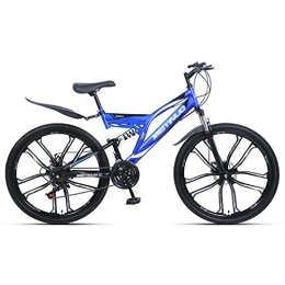 FAXIOAWA Bike Children's bicycle 26 Inches Mountain Bike 21 Speeds Gears Bike Adjustable Seat Mountain Bike for Men and Women, with Dual Disc Brakes and Shock Absorbers ( Color : Style2 , Size : 26inch24 speed )