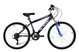 Dallingridge Mountain Bike Dallingridge Arrow Boys Hardtail Mountain Bike, 24" Wheel - Back / Blue
