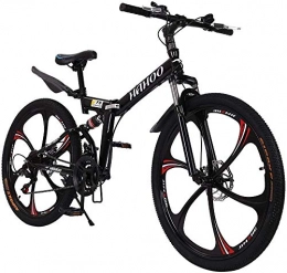 SYCY Bike Fungpull 26 Inch Mountain Bike with 21 Speed Dual Disc Brakes Full Suspension Non-Slip Mountain Bike Fast Awesome Speed