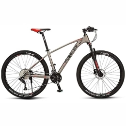 LapooH Bike LapooH 33 Inches Mountain Bike Professional Racing Bike, Male and Female Adult Double Shock-Absorbing Variable Speed Bicycle Flexible Change of Speed Gears, Brown, 33 Inches