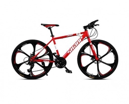 QWE Adult mountain bike 26 inch 27 speed VTT bicycle double disc brakes mountain bike off-road speed ATV mountain bike red