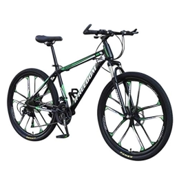 SEESEE.U  SEESEE.U 26 Inch Mountain Bikes for Men and Women, Bicycle Adjustable Seat, High-carbon Steel Frame, 21 Speed
