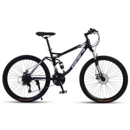 SKIHOT  SKIHOT Mountain Bike, 26-Inch Wheels, 24 Speed bike MTB with Disc Brakes, Full Suspension For Men And Women Over The Age Of 16, 26"-Spoked-Wheel