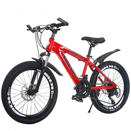 UYHF Bike UYHF Adult Mountain Bike 24 Inches Steel Frame Double Alloy Wheel With Disc Brake Gears System MTB Bicycle red-20 inches