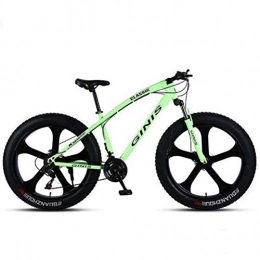 WJSW Bike WJSW Dual Suspension Bike - Riding Damping Mountain Bike Mens MTB Off-road City Bicycle 26 Inch (Color : Green, Size : 24 speed)