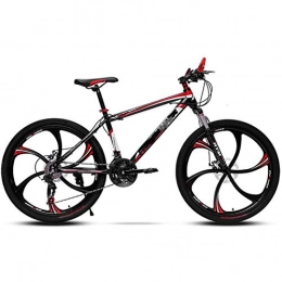 WXXMZY Bike WXXMZY 26 Inch Mountain Bike, 21 / 24 Speed With Dual Disc Brakes, High Carbon Steel Adult Mountain Bike, Hard Tail Bike With Adjustable Seat (Color : B1, Speed : 21speed)