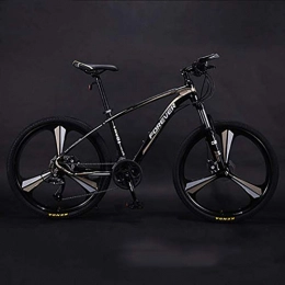 YBB-YB Mountain Bike YBB-YB YankimX Authentic anticarbon inner line mountain bike, adult men's bicycle competitive bicycle, light road double shock disc brakes variable speed mountain bike (Color : Gold, Size : L)
