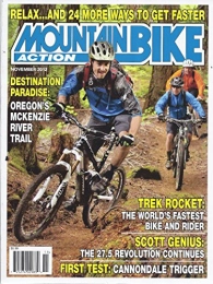  Mountain Biking Book Mountain Bike Action Magazine November 2012