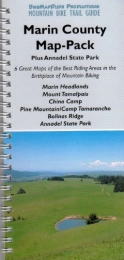  Mountain Biking Book Mountain Bike Trail Guide to Marin County Map-Pack