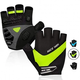 NICEWIN Cycling Gloves Mountain Bike Motorcycle-2029 Upgrade Classic Half-Finger Road Bicycle Glove for Men Women Soft Shockproof Liquid Silicone Pad Modules