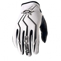 O'Neal Mountain Bike Gloves O'Neal element glove, white MX MTB DH motocross enduro offroad protective pads – 0390-2, White, XX-Large