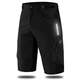 OR&Moritns Mountain Bike Short OR&Moritns Men's Cycling Waterproof Breathable Outdoor MTB Riding or Driving Mountain Bike Short Black XXL