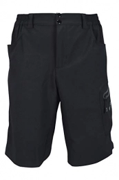 Sundried Mountain Bike Short Sundried Mens Mountain Bike Shorts Pro Range MTB Cycling Clothing (L, Black)