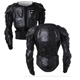 WILDKEN Protective Clothing WILDKEN Motorcycle Protective Jacket Body Armour Motorcross ATV Motorbike Chest Protector with Back Protector for Off-Road Dirt Bike (Black, M)